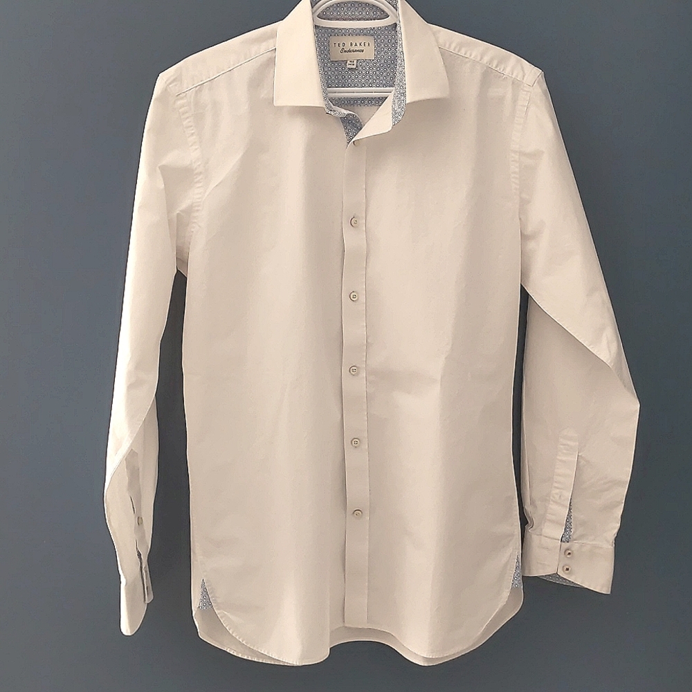 Ted Baker Endurance Dress Shirt, 15.5-34/35, White